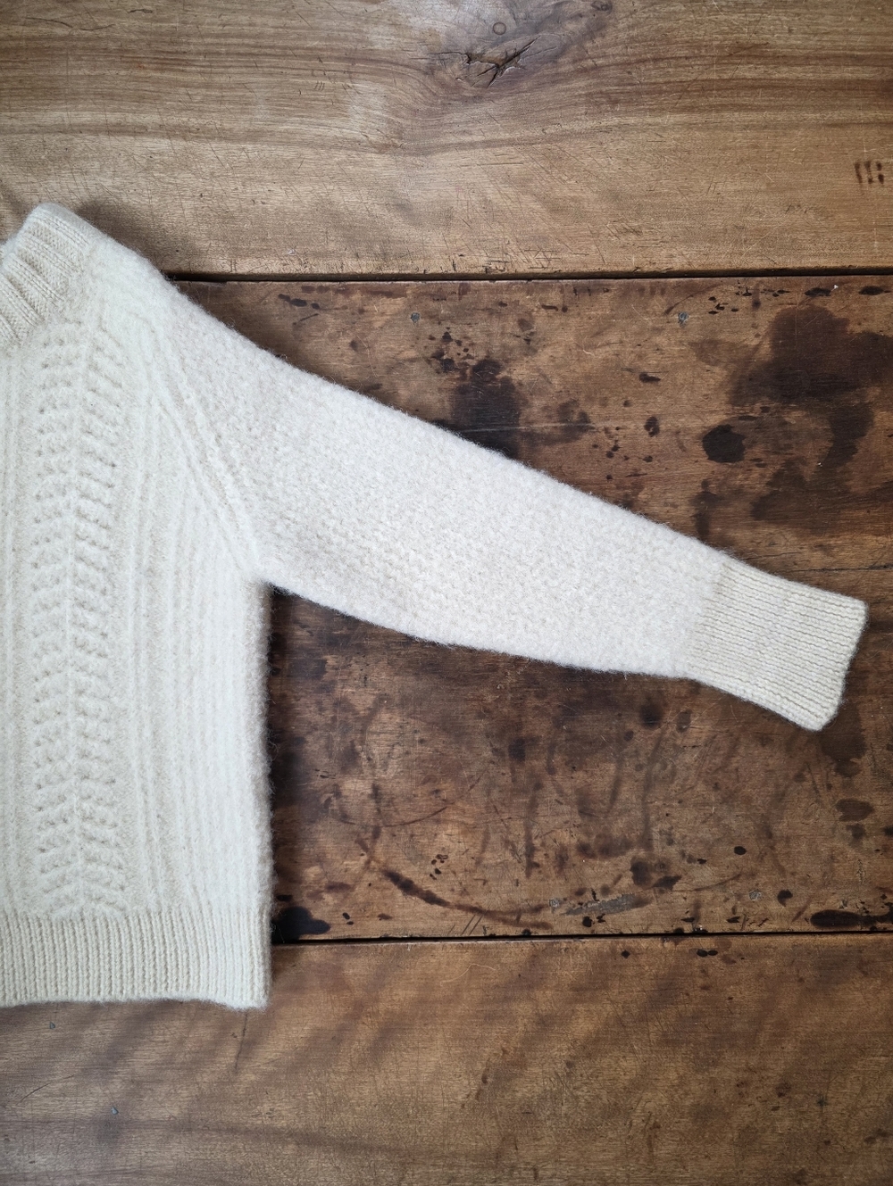 Northern Watters Knitwear Wool Sweater – Size 36 (refer to description) - Cream - Picture 3 of 7